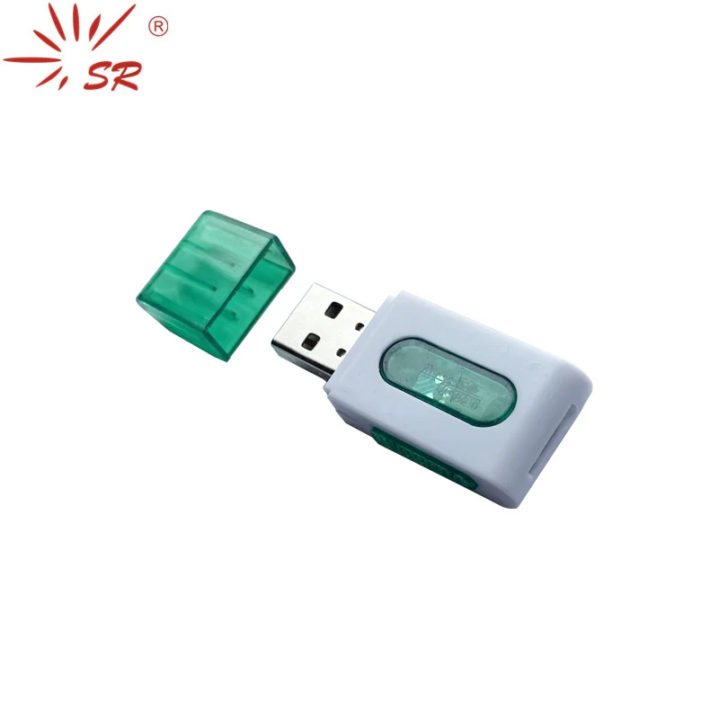 

SR Elves Mini 4 Colors USB Card Reader 2.0 Adapter Flash Drive for Tablets Laptops Support Micro SD TF 64GB Memory Card