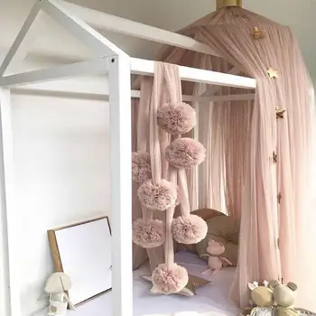 Baby Girls Room Decoration Princess Chiffon Canopy Bed Curtain Net Ball Summer Nordic Style Curtain Mosquito Net Ball
Baby Girls Room Decoration Princess Chiffon Canopy Bed Curtain Net Ball Summer Nordic Style Curtain Mosquito Net Ball