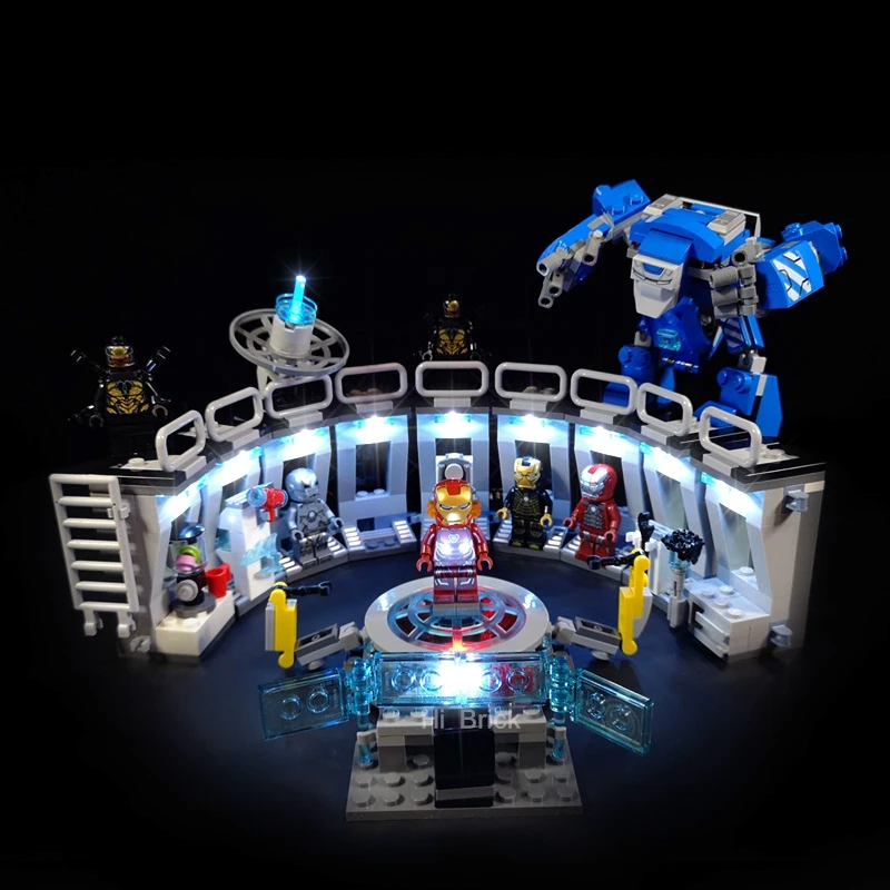 New Super Heroes Iron Man Hall of Armour Compatible 76125 Building Kit Blocks Bricks Tony Stark Action Figure Toys
New Super Heroes Iron Man Hall of Armour Compatible 76125 Building Kit Blocks Bricks Tony Stark Action Figure Toys