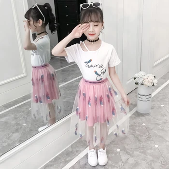 2020 New Summer Girls Casual Dresses 3-13 years Feather Embroidery Mesh Dresses Children's Clothing for Girl Kids Clothes
2020 New Summer Girls Casual Dresses 3-13 years Feather Embroidery Mesh Dresses Children's Clothing for Girl Kids Clothes