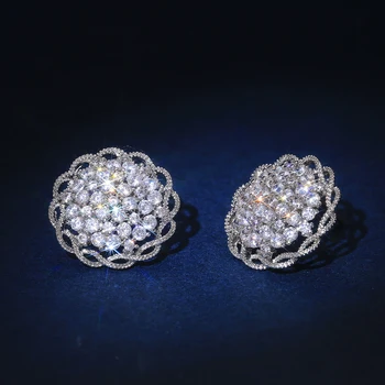 Huitan Romantic Flower Hollow Out Flower Stud Earring Luxury Silver Color Women Classic Earring Timeless Style Jewelry Drop Ship 
Huitan Romantic Flower Hollow Out Flower Stud Earring Luxury Silver Color Women Classic Earring Timeless Style Jewelry Drop Ship