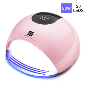 New 80W Quick Nail Dryer Fast Nail Gel Light LED UV Light Suitable for All Kinds of Gels and Timers and Smart Sensor Nails
New 80W Quick Nail Dryer Fast Nail Gel Light LED UV Light Suitable for All Kinds of Gels and Timers and Smart Sensor Nails