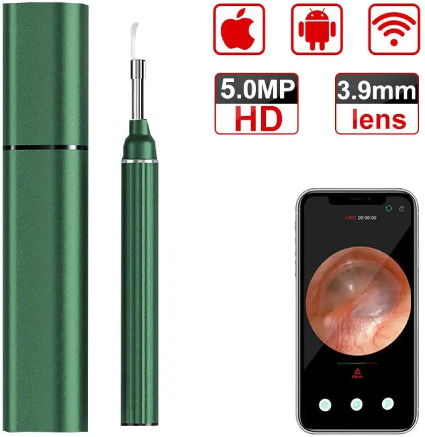 Ear Wax Removal Otoscope Wireless Otoscopes Ear Scope Camera 5MP HD Ear Inspection Endoscope with Earwax Cleaning Tool for Kids
Ear Wax Removal Otoscope Wireless Otoscopes Ear Scope Camera 5MP HD Ear Inspection Endoscope with Earwax Cleaning Tool for Kids