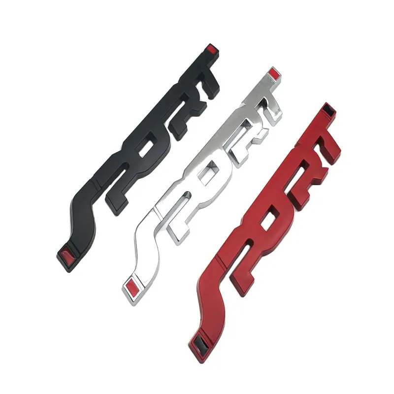 Car Styling Metal Sport Logo Emblem Sticker Side Fender Wing Auto Badge Rear Trunk Decal
Car Styling Metal Sport Logo Emblem Sticker Side Fender Wing Auto Badge Rear Trunk Decal