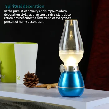 LED Desk Light Dimmable Blowing Control Retro Creative Kerosene Table Lamp Night Light Home Decorative Lighting USB Rechargeable
LED Desk Light Dimmable Blowing Control Retro Creative Kerosene Table Lamp Night Light Home Decorative Lighting USB Rechargeable