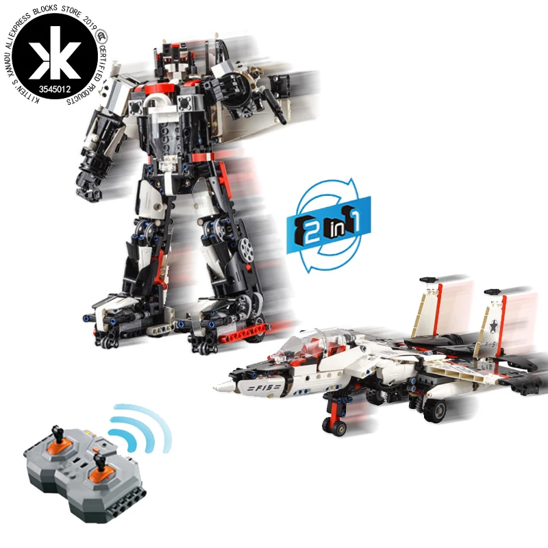 Legoing Technic 2in1 model aircraft Deformation Falcon Transformeres Robot 2.4GHZ technic Building Blocks Toys for children kids
Legoing Technic 2in1 model aircraft Deformation Falcon Transformeres Robot 2.4GHZ technic Building Blocks Toys for children kids