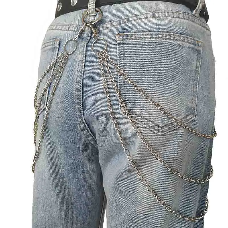 Pant Chain for Unisex Fashion Punk Trousers Chain Jeans Pants Keychain Silver Ring Clip Keyring MenJewelry
Pant Chain for Unisex Fashion Punk Trousers Chain Jeans Pants Keychain Silver Ring Clip Keyring MenJewelry