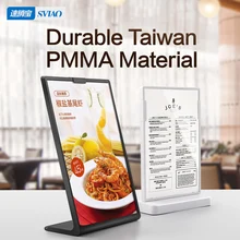 SVIAO A4 Plastic Sign Stand Desktop Menu Display Board Durable Simple Structure Display Stand
SVIAO A4 Plastic Sign Stand Desktop Menu Display Board Durable Simple Structure Display Stand