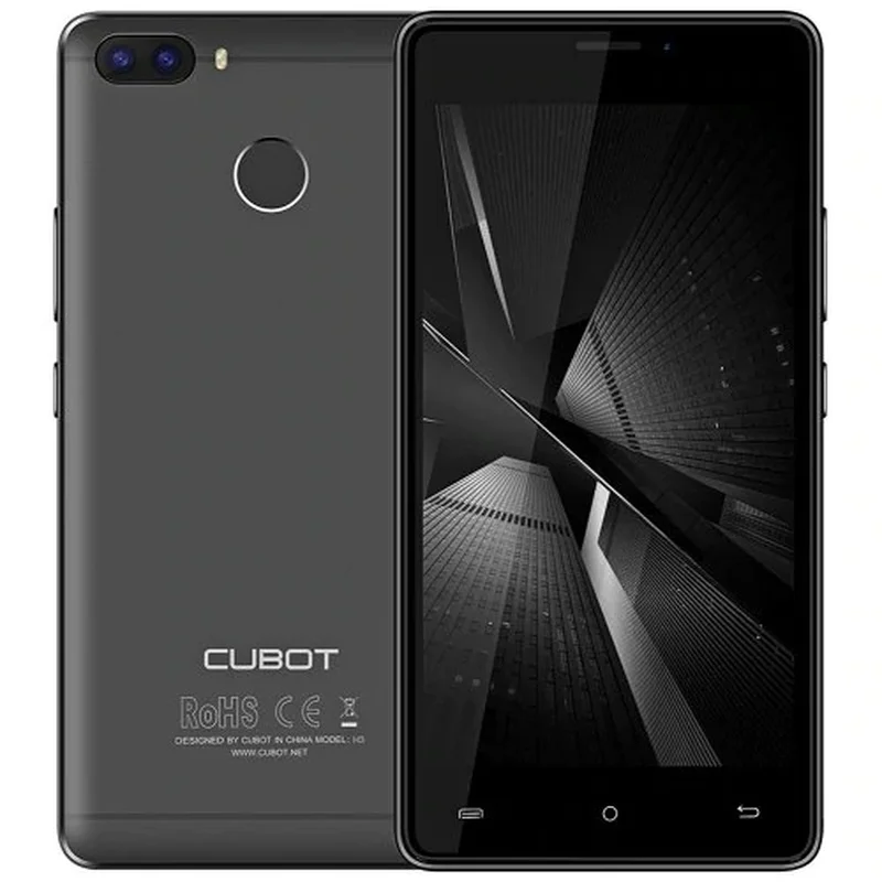 

CUBOT H3 SmartPhone 3GB RAM 32GB ROM 5.0" IPS MTK6737 Quad Core Android 7.0 6000MAH 13.0MP Fingerprint 4G LTE Mobile Phone