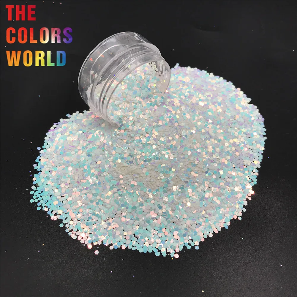 TCI21 Pearlescent Iridescent White with Light Pink and Light Blue Color Hexagon Shape Nail Art Nail Makeup Crafts DIY Accessorie
TCI21 Pearlescent Iridescent White with Light Pink and Light Blue Color Hexagon Shape Nail Art Nail Makeup Crafts DIY Accessorie