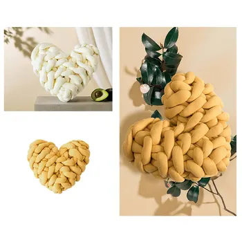 Handmade Weave Knot Cushion Heart Shaped Macaron Color Cushion Decor Home BJStore
Handmade Weave Knot Cushion Heart Shaped Macaron Color Cushion Decor Home BJStore