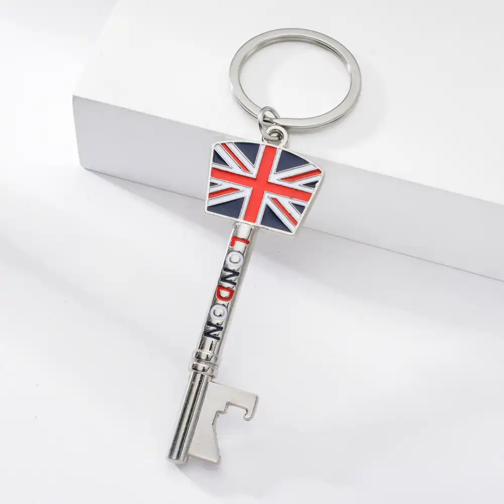 fashion silver car bag key chain key ring gift for men women