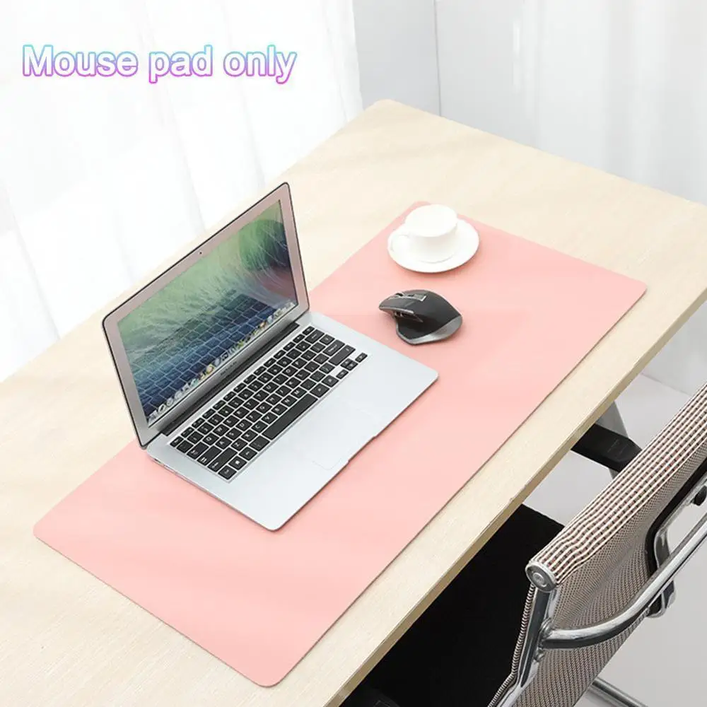 Portable Large Mouse Pad Gamer Waterproof PU Leather Suede Desk Mat Computer Mousepad Keyboard Table Cover for Dota | Компьютеры и