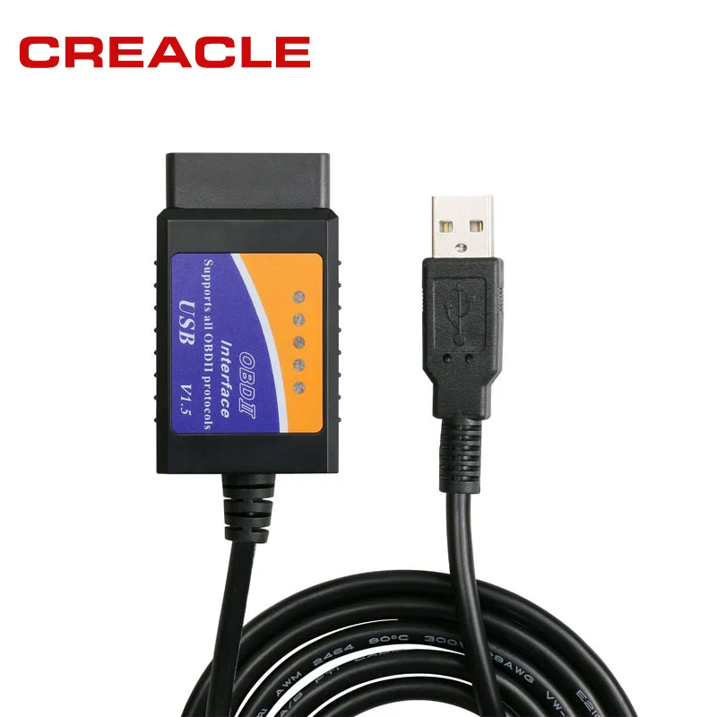 Auto Code Reader OBD/OBDII OBD2 Scanner ELM327 USB Car Diagnostic Tool Interface Interface V1.5 Version for Engine Fault Code
Auto Code Reader OBD/OBDII OBD2 Scanner ELM327 USB Car Diagnostic Tool Interface Interface V1.5 Version for Engine Fault Code