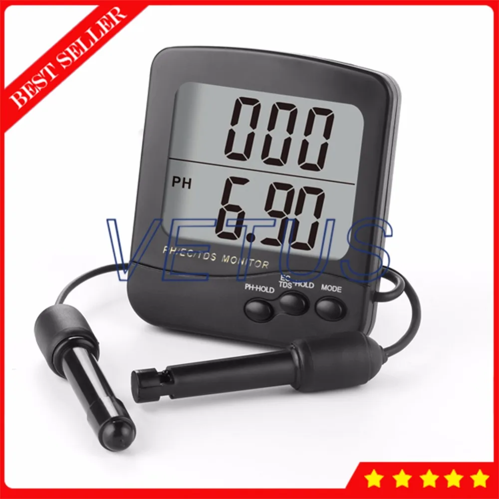 PH-02726 Multiparameter water monitoring equipment 3 in 1 Dual-level LCD Digital PH TDS EC Tester Meter
PH-02726 Multiparameter water monitoring equipment 3 in 1 Dual-level LCD Digital PH TDS EC Tester Meter