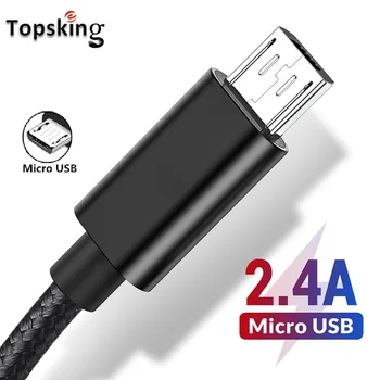 Topsking Micro USB Cable Nylon Fast Charge USB Data Cable for Samsung Xiaomi LG Tablet Android Mobile Phone USB Charging Cord
Topsking Micro USB Cable Nylon Fast Charge USB Data Cable for Samsung Xiaomi LG Tablet Android Mobile Phone USB Charging Cord
