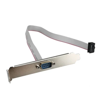 1 Port 28cm DB9 Serial Port Bracket to 10 Pin Header - Low Profile (PLATE 9M16LP)
1 Port 28cm DB9 Serial Port Bracket to 10 Pin Header - Low Profile (PLATE 9M16LP)