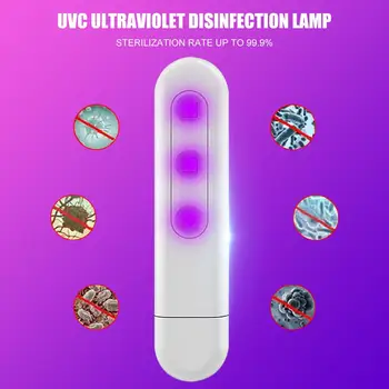 

Handheld Ultraviolet Sterilizer Lamp Underwear Baby Pacifier Disinfection Lamp UV sterilizer Portable UVC Germicidal Bulb Black