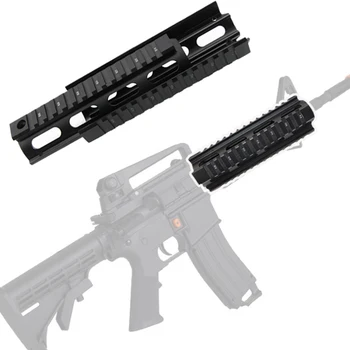 6.7 inc Tactical Hunting AR-15 Handguard M4 Rifle Carbine RIS Quad Rail 2 Piece Drop-In Shooting Gear Mounting Rifle Accessories
6.7 inc Tactical Hunting AR-15 Handguard M4 Rifle Carbine RIS Quad Rail 2 Piece Drop-In Shooting Gear Mounting Rifle Accessories