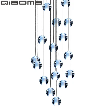 Modern Lamps Led Pendant Chandelier Lights Balls Clear Crystal Globes Chandeliers Stairs Loft Light Fixtures LED Pendant Lamp
Modern Lamps Led Pendant Chandelier Lights Balls Clear Crystal Globes Chandeliers Stairs Loft Light Fixtures LED Pendant Lamp