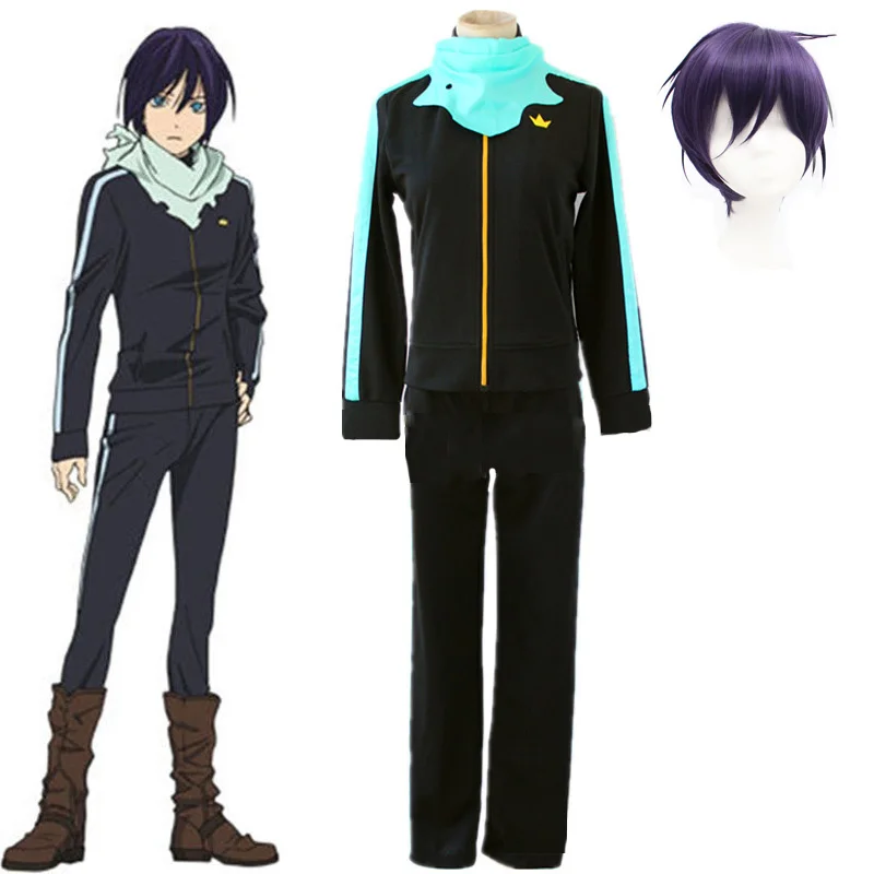 Anime Noragami Stray God Yato men Cosplay Costume Sports Outfit Pants Scarf Whole women Set and wigs Halloween Uniforms
Anime Noragami Stray God Yato men Cosplay Costume Sports Outfit Pants Scarf Whole women Set and wigs Halloween Uniforms