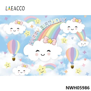 Rainbow Lovely Cloud Star Happy Birthday Party Customized Poster Portrait Photography Backdrop Photo Background For Photo Studio
Rainbow Lovely Cloud Star Happy Birthday Party Customized Poster Portrait Photography Backdrop Photo Background For Photo Studio