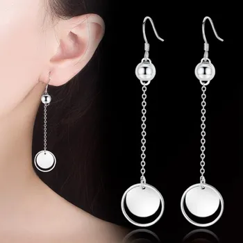 PXCHZQ 925 Sterling Silver Jewelry High Quality Woman Fashion Earrings Retro Classic Long Simple Tassel Hot Sale Hook Earrings
PXCHZQ 925 Sterling Silver Jewelry High Quality Woman Fashion Earrings Retro Classic Long Simple Tassel Hot Sale Hook Earrings