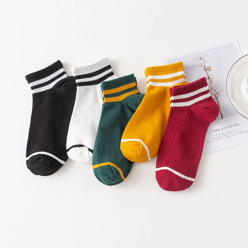 3 Pairs Women Classic Stripes Spring and Summer Breathable Comfortable Casual School Cotton Ankle Socks for Ladies Girls
3 Pairs Women Classic Stripes Spring and Summer Breathable Comfortable Casual School Cotton Ankle Socks for Ladies Girls