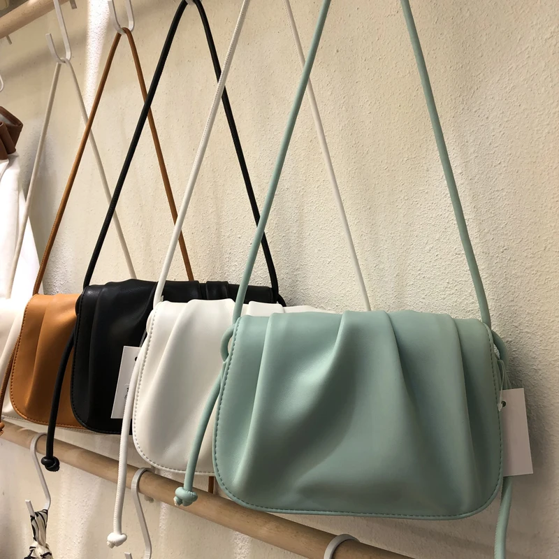 2020 Mint Green New Designer Small Women Bag Plicated Clutch Bag Female Luxury OxterBag Thin Cover Cloud Bag Ladies Shoulder Bag
2020 Mint Green New Designer Small Women Bag Plicated Clutch Bag Female Luxury OxterBag Thin Cover Cloud Bag Ladies Shoulder Bag