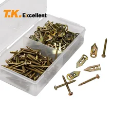 200 Pcs Metal Drywall Anchors 10x30mm With Set of Self Tapping Screws Plug And Wall Anchor Fixing Screw For Plaster Wall Nail
200 Pcs Metal Drywall Anchors 10x30mm With Set of Self Tapping Screws Plug And Wall Anchor Fixing Screw For Plaster Wall Nail