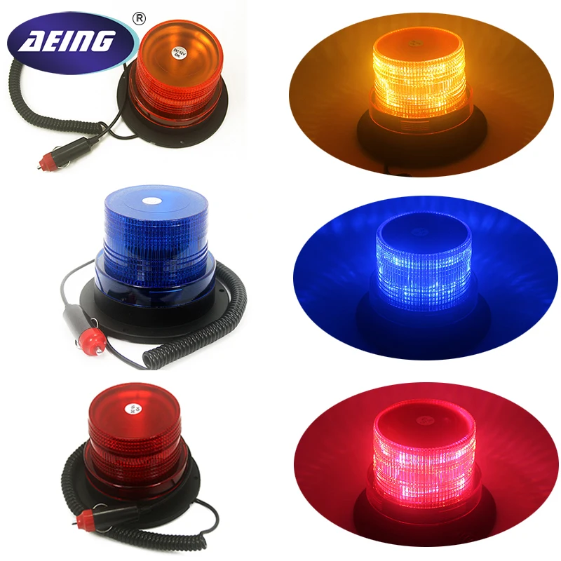 12V High power Amber Yellow/Red/Blue Color 26 LED Car Truck school bus Warning flash beacon Strobe Emergency light Magnetic base
12V High power Amber Yellow/Red/Blue Color 26 LED Car Truck school bus Warning flash beacon Strobe Emergency light Magnetic base
