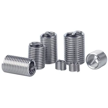M6x1.0x2 10PCs Wire Threaded Insert Kit Stainless Steel Thread Repair Insert Fastener Connection Tools Household Tool Kits
M6x1.0x2 10PCs Wire Threaded Insert Kit Stainless Steel Thread Repair Insert Fastener Connection Tools Household Tool Kits
