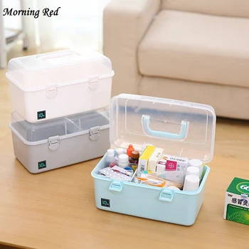 Storage Box Multi Layer Large Capacity First Aid Kit Makeup Organizer Multipurpose Plastic Box For Cosmetics Medicine Tool
Storage Box Multi Layer Large Capacity First Aid Kit Makeup Organizer Multipurpose Plastic Box For Cosmetics Medicine Tool
