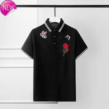 luxurious long Men's sleeve short sleeve Flower Embroidered short sleeve T-shirt, large 4XL, strong color for men
luxurious long Men's sleeve short sleeve Flower Embroidered short sleeve T-shirt, large 4XL, strong color for men