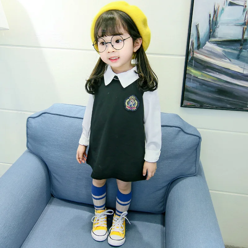 Small Children's Lapel Long Sleeve Girl Dress British Style Birthday Princess Kids Dresses For Girls Costume Casual Party Dress
Small Children's Lapel Long Sleeve Girl Dress British Style Birthday Princess Kids Dresses For Girls Costume Casual Party Dress