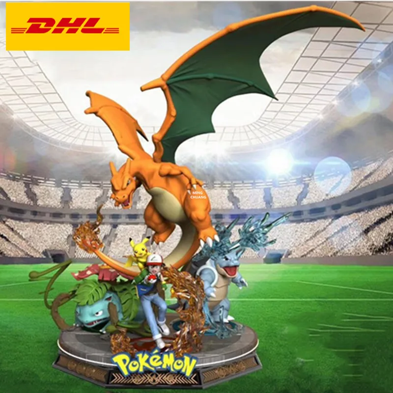 16" Anime Statue Ash Ketchum Bust Charizard VS Pikachu Bulbasaur Full-Length Portrait Arena GK Action Figure Toy BOX 42CM V712
16" Anime Statue Ash Ketchum Bust Charizard VS Pikachu Bulbasaur Full-Length Portrait Arena GK Action Figure Toy BOX 42CM V712