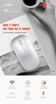 2.4G Wireless+Bluetooth Mouse Silent Dual Mode Gaming Mouse 4 Button 1600DPI USB Computer Mouse Gamer Mice For Office Work TXTB1
2.4G Wireless+Bluetooth Mouse Silent Dual Mode Gaming Mouse 4 Button 1600DPI USB Computer Mouse Gamer Mice For Office Work TXTB1