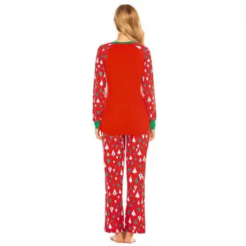 Women Casual O Neck Christmas Printed Height 175cm, Bust 90cm, Waist 62cm, Hip 90cm Long Sleeve Pajama Set None
Women Casual O Neck Christmas Printed Height 175cm, Bust 90cm, Waist 62cm, Hip 90cm Long Sleeve Pajama Set None