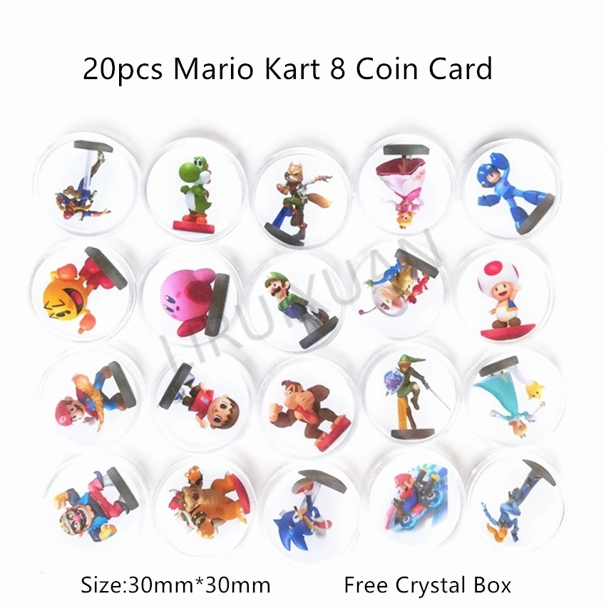 20PCS Mario Kart 8 NFC Game Cards Exquisite Ntag215 Coin Cards Diablo 3 Zelda BOTW Full Linkage Card NS Switch 3DS Free Shipping
20PCS Mario Kart 8 NFC Game Cards Exquisite Ntag215 Coin Cards Diablo 3 Zelda BOTW Full Linkage Card NS Switch 3DS Free Shipping