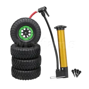 Mxfans 4Pieces RC 1:10 Branch Tread Tire & 8-Hole Rim with Green Bead Lock 
Mxfans 4Pieces RC 1:10 Branch Tread Tire & 8-Hole Rim with Green Bead Lock