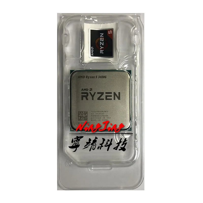 AMD Ryzen 5 3400G R5 3 7 ГГц четырехъядерный восьмипоточный процессор 65 Вт L3 = 4M YD3400C5M4MFH