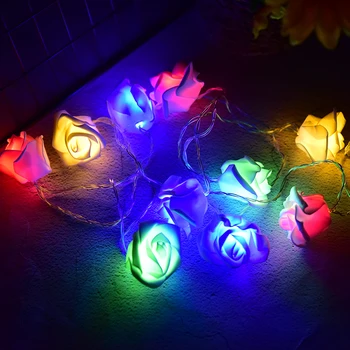 10 LED Garland Artificial Flower Bouquet String Lights Foam Rose Fairy Lights For Valentine's Day Wedding Decoration
10 LED Garland Artificial Flower Bouquet String Lights Foam Rose Fairy Lights For Valentine's Day Wedding Decoration