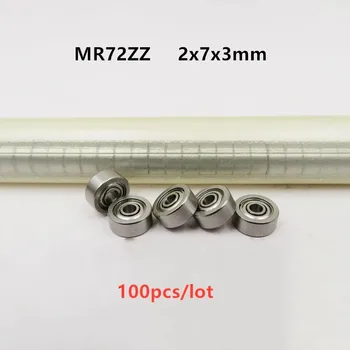 100pcs MR72ZZ R-720ZZ miniature ball bearing MR72 -2Z 2x7x3 shielded deep groove ball bearings 2*7*3 mm model bearing 
100pcs MR72ZZ R-720ZZ miniature ball bearing MR72 -2Z 2x7x3 shielded deep groove ball bearings 2*7*3 mm model bearing