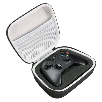 

New EVA Hard Case Travel Carrying Portable Storage Bag for Xbox One/ One S/ One X Controller with Mesh Pocket Fits Plug & Cable