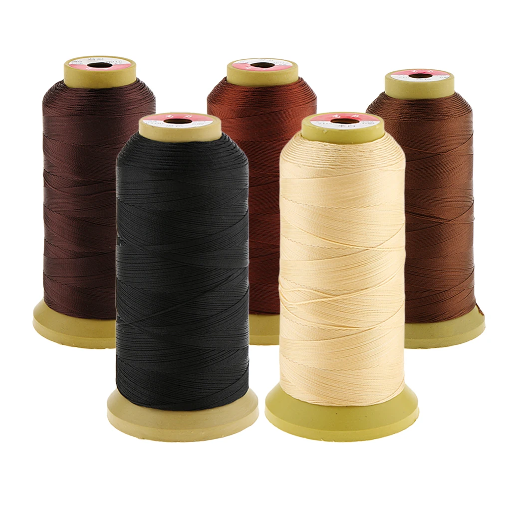 5 Spool Hair Sewing Weave Thread Kit, for Extension Bangs Wigs Decor, 0.4MM Sew Weaving Weft Braids Thread Set 5 Spool Hair Sewing Weave Thread Kit, for Extension Bangs Wigs Decor, 0.4MM Sew Weaving Weft Braids Thread Set