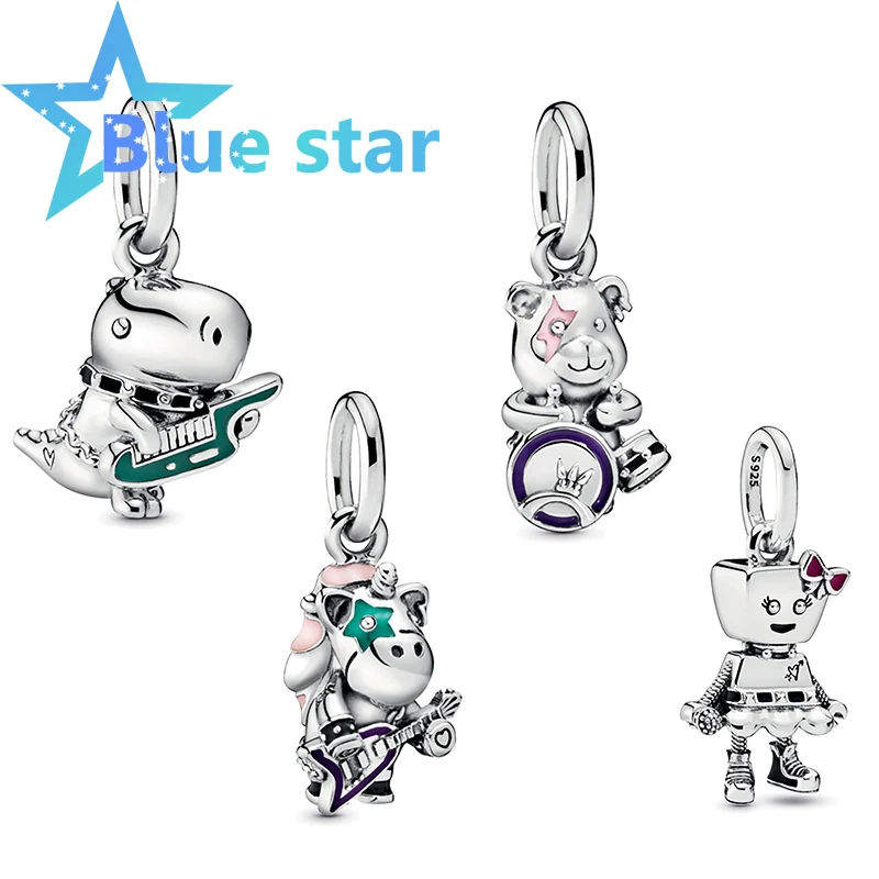 Blue Star 100% 925 Sterling Silver New Punk Band Unicorn Guitar Dinosaur Keyboard Player charm
Blue Star 100% 925 Sterling Silver New Punk Band Unicorn Guitar Dinosaur Keyboard Player charm