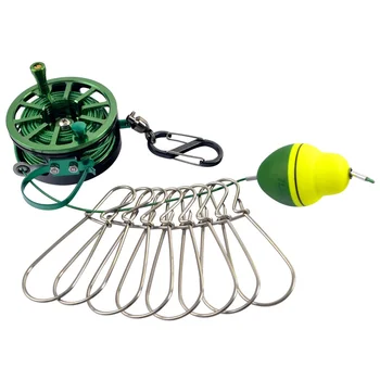 Stainless Steel Live Fish Lock Belt Fishing Floats Live Fishing Tackle Stringer Fish Reel Retractable Rope With Floating Carabin
Stainless Steel Live Fish Lock Belt Fishing Floats Live Fishing Tackle Stringer Fish Reel Retractable Rope With Floating Carabin