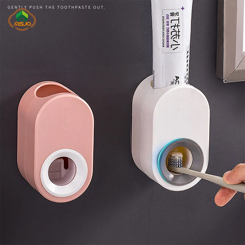 MSJO Automatic Toothpaste Dispenser Holder Wall Stand Dust-proof Toothbrush Holder Bathroom Accessories Toothpaste Squeezers
MSJO Automatic Toothpaste Dispenser Holder Wall Stand Dust-proof Toothbrush Holder Bathroom Accessories Toothpaste Squeezers