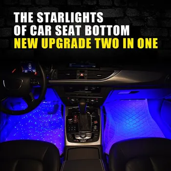 48LED Car Styling Interior Lights Strip USB Starry Atmosphere Floor Light Voice Control Remote Auto Home Party Decoration Lamp
48LED Car Styling Interior Lights Strip USB Starry Atmosphere Floor Light Voice Control Remote Auto Home Party Decoration Lamp