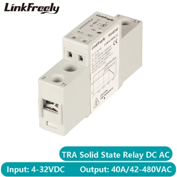 TRA48D40 Mini Intelligent Automation SSR Solid State Relay 40A DC AC Output 42-480VAC Input 5V 12V 24V 32VDC Voltage Relay Board
TRA48D40 Mini Intelligent Automation SSR Solid State Relay 40A DC AC Output 42-480VAC Input 5V 12V 24V 32VDC Voltage Relay Board
